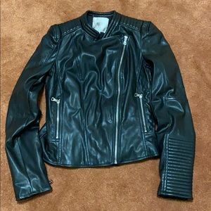 Zara TRAFALUC pleather jacket